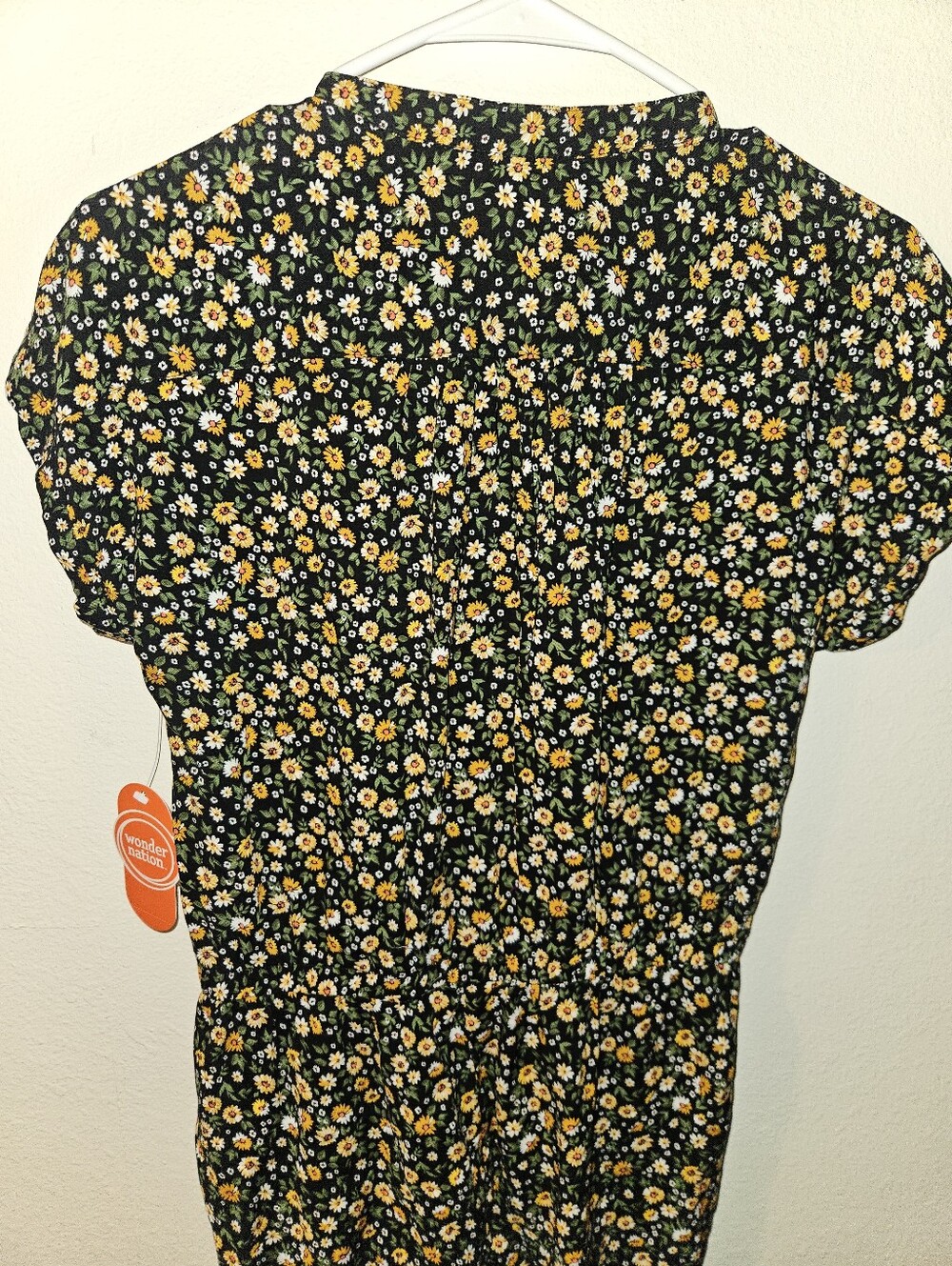 Wonder Nation Girls Floral Print Jumpsuit Size 14-16 - Picture 8 of 11